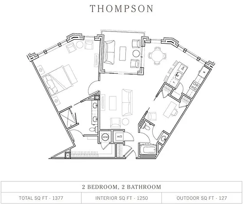 Floor plan Thompson
