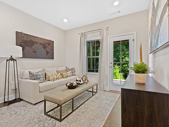 Terrance level sitting area.