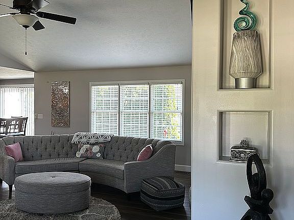 Walking in front door