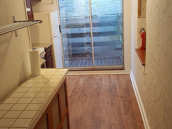 Small balcony off kitchen