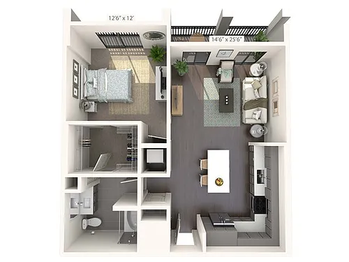 Floor plan Merlot (A1)