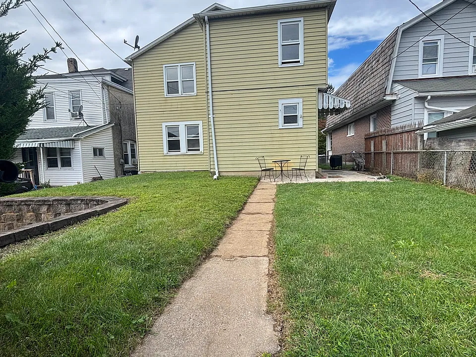 Backyard, off street parking to the left