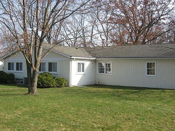 Rear of the home