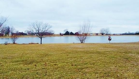 View of lake from front of house.