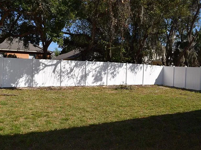 Fenced Back yard