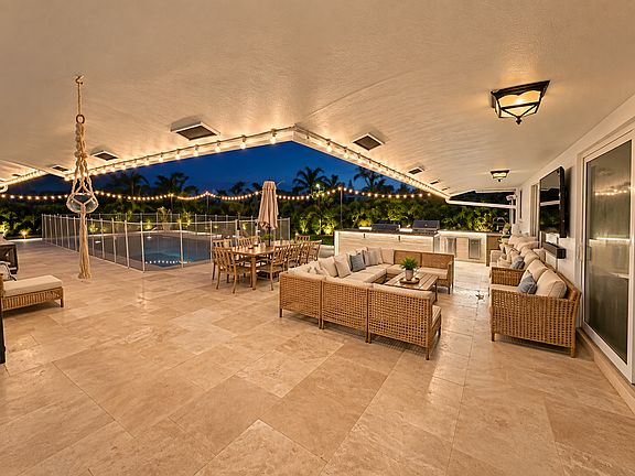 Nights poolside under the stars