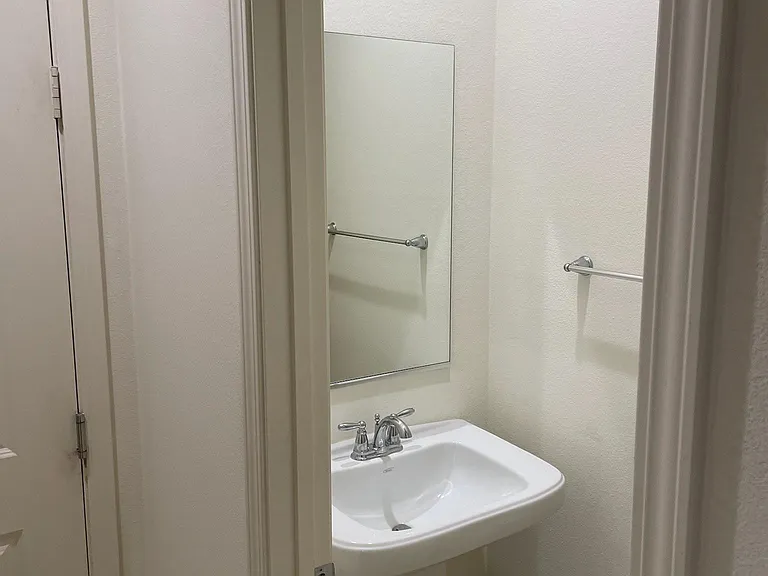 Half bath located on first floor