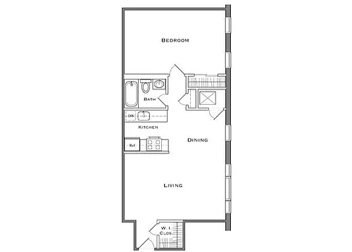 Floor plan 1 Bedroom