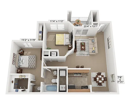 Floor plan Plan C