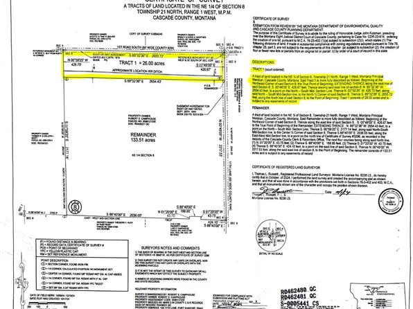 0 1st Rd S, Fort Shaw, MT 59443