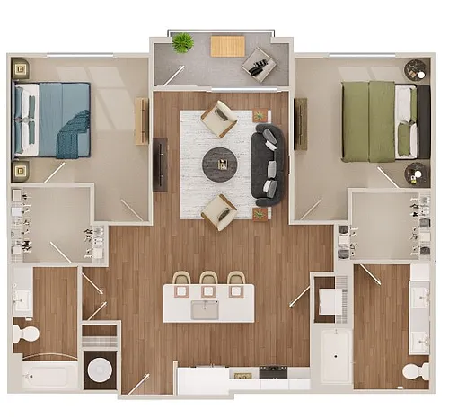 Floor plan 2C ANSI-S
