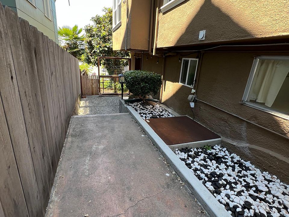 Walkway to front door and yard