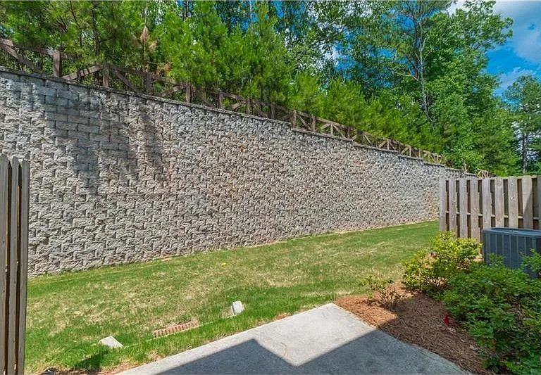 private backyard