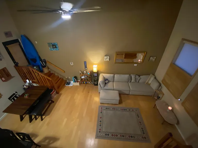 View from the loft level