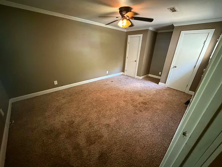 Large Room in back was the garage so very large with 2 closets