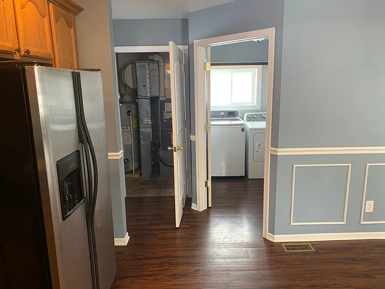 Utility closet and laundry room