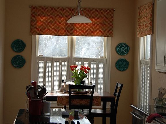 Kitchen island looking towards table