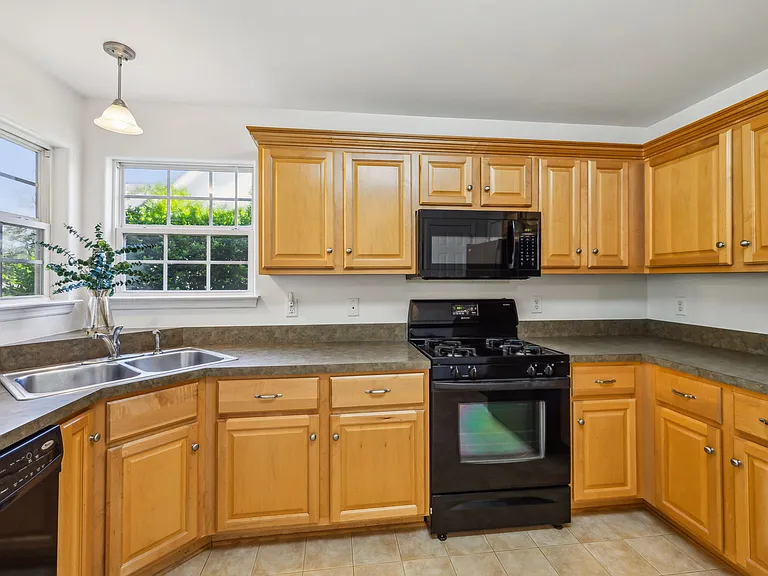 Gas stove, refrigerator, dishwasher and microwave