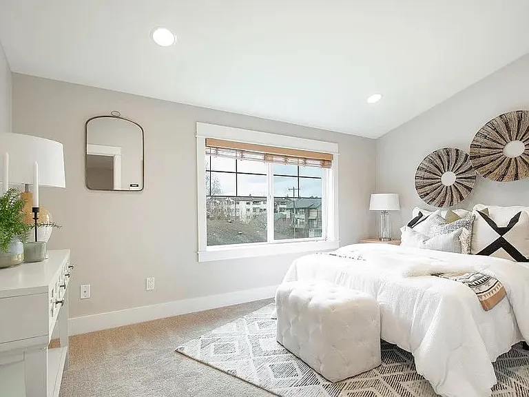 Third floor: 2nd bedroom with walking closet
