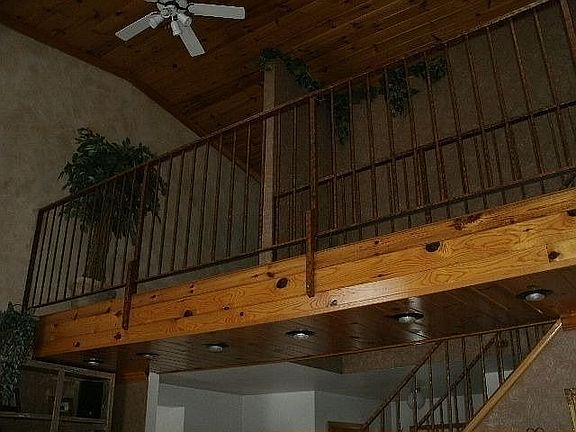 view to loft and master