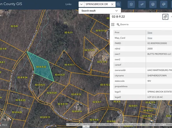 LOT 23 Springbrook Dr, Berkeley Springs, WV 25411