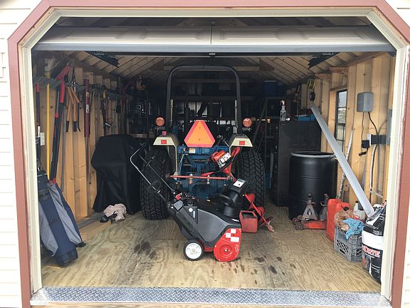 Inside Shed