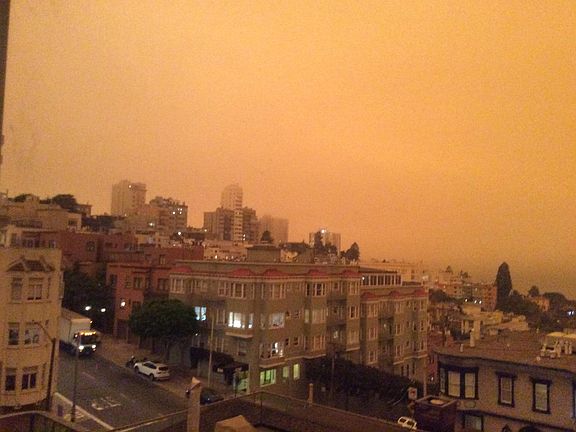 Dusk over Russian Hill
