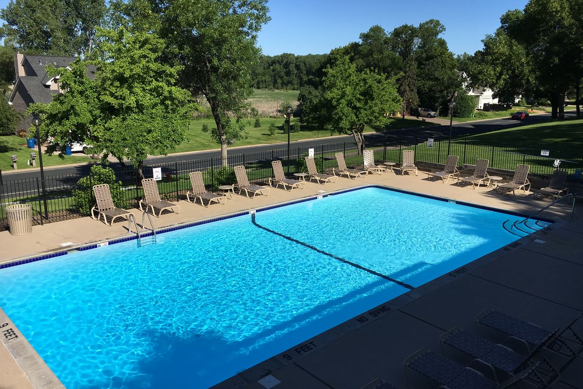 Heated outdoor pool