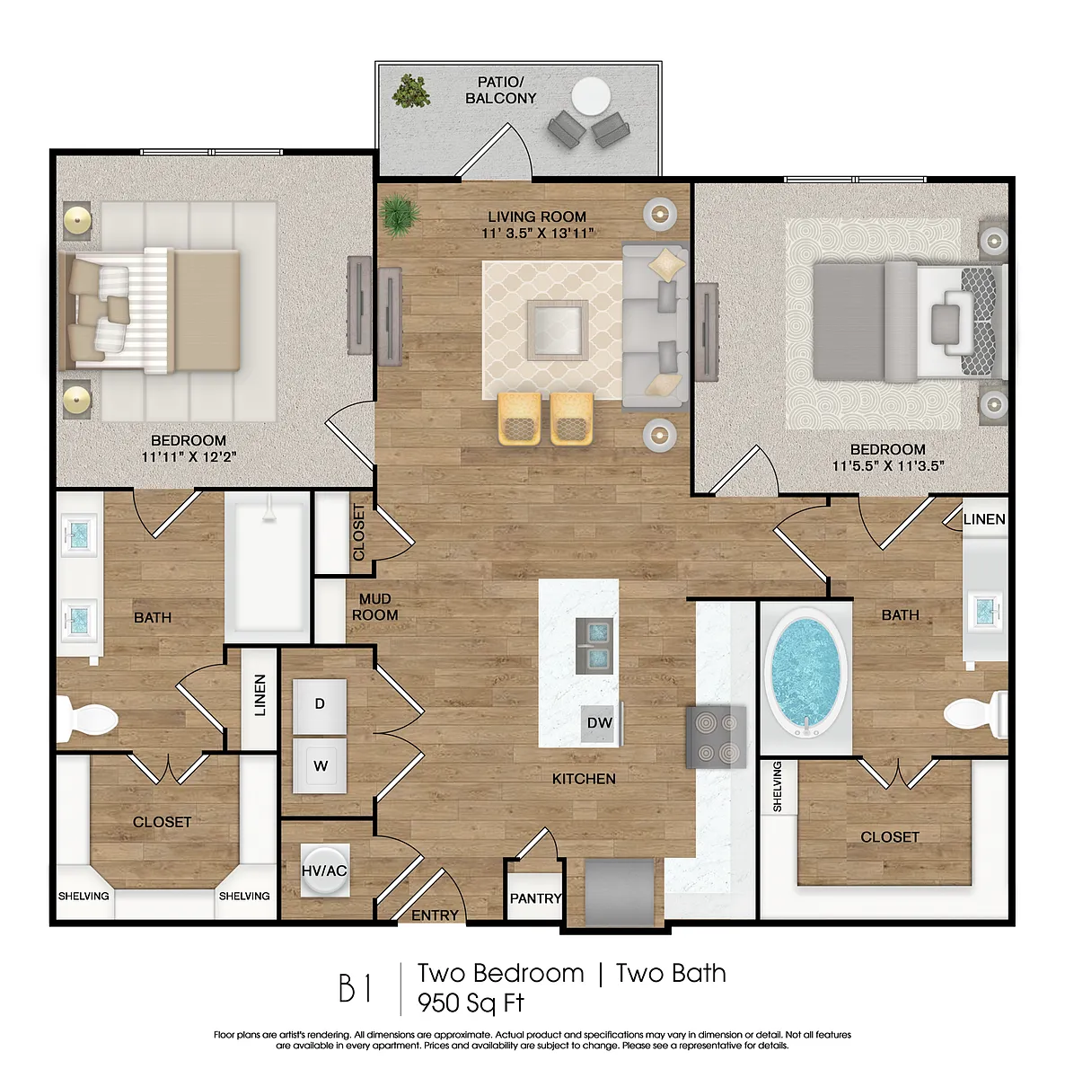 Floor plan B1