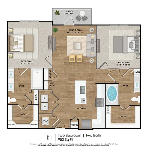 Floor plan B1