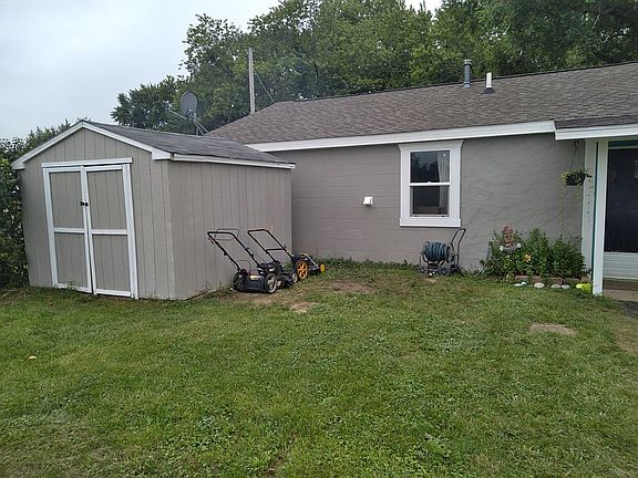 Back of house and shed.