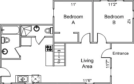 5 bed, 2.0 bath, 1176 sqft, $3,695 — Photo 3