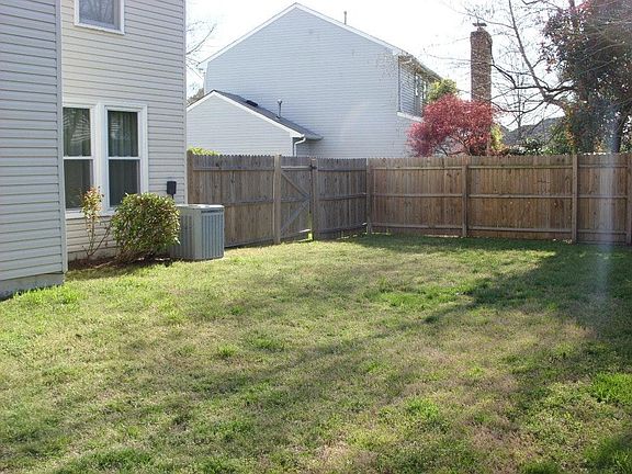 Enclosed back yard