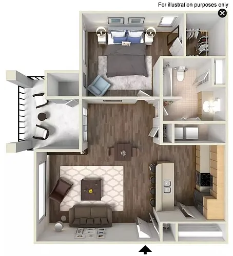 Floor plan Tamarack