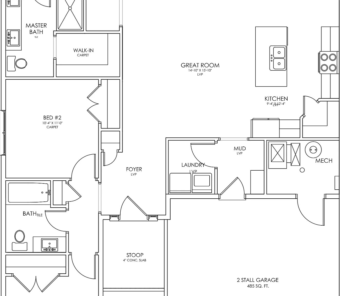 3 bed, 1397 sqft, $2,500 — Photo 2