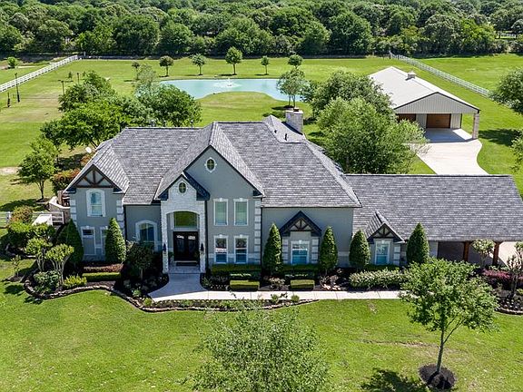 This aerial view provides a sneak peak at this stately home and all the surrounding property has to offer! And no REAR NEIGHBORS!