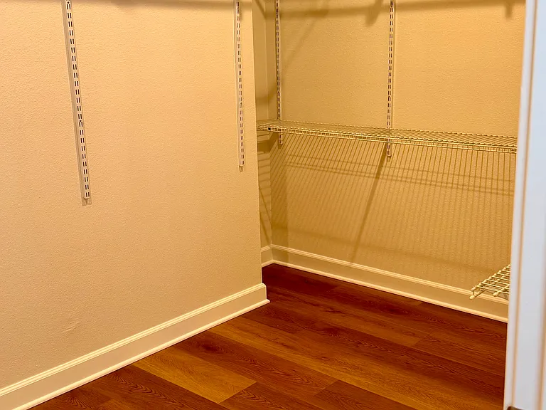 Walk-in closet to Primary bedroom