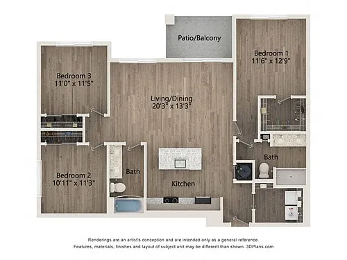 Floor plan C1
