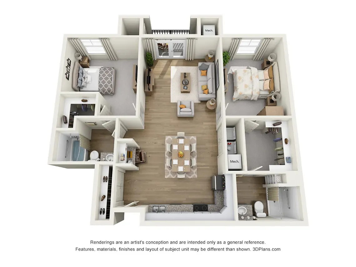 Floor plan Longleaf