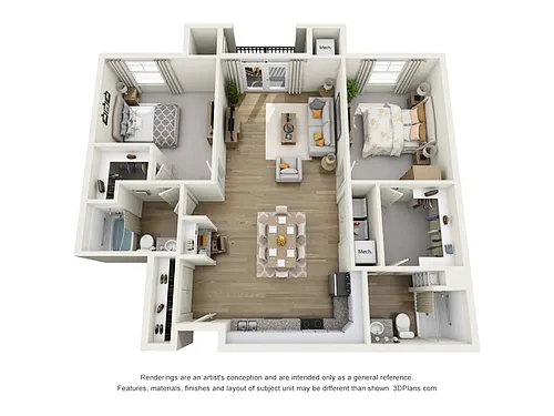 Floor plan Longleaf