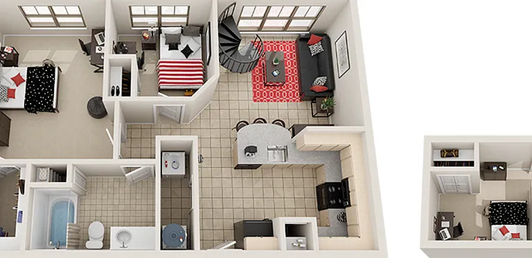 B1-LOFT- Villas on Guadalupe Austin Texas VOG
