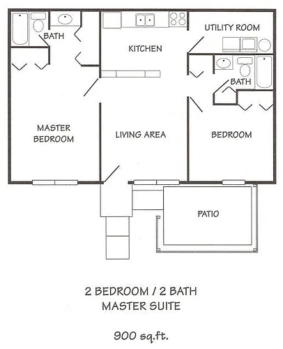 Floor plan 2 Bedroom