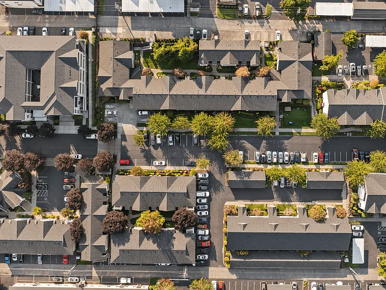 A top-down look at the community layout.