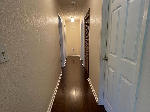 freshly painted walls in hallway