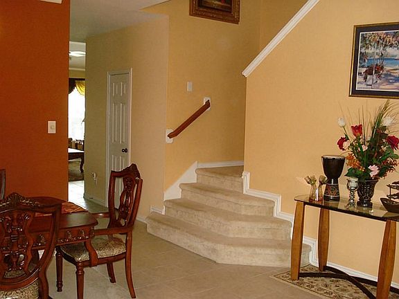 Hallway to stairs