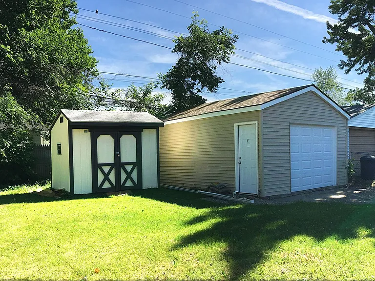 Brand New Garage & Large Garden Shed