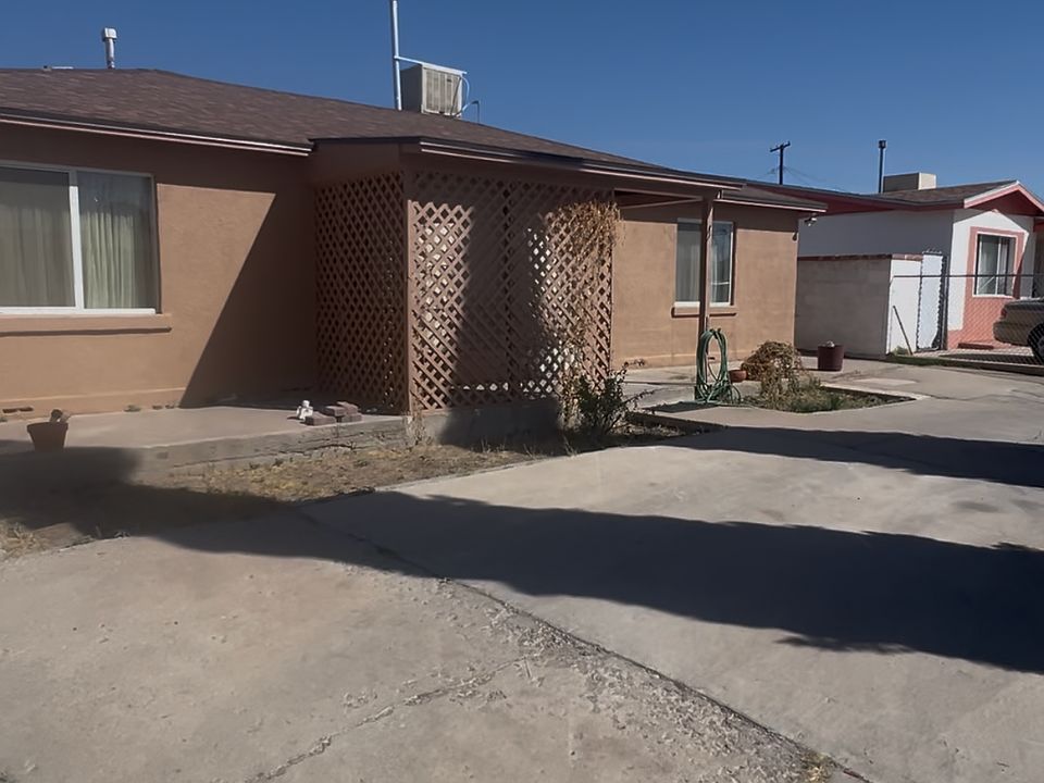 Front of the whole property.