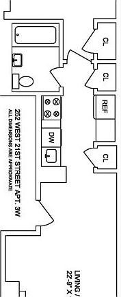 2nd image of 252 W 21st St APT 3E