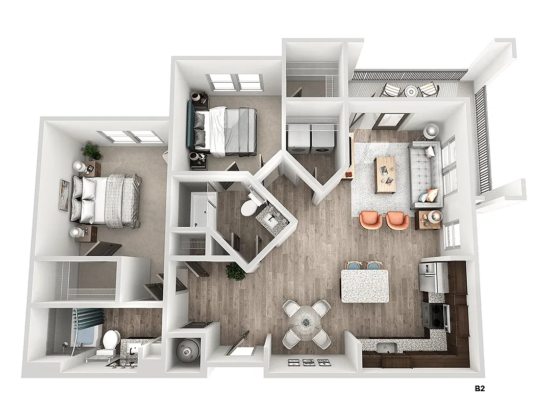 Floor plan B2
