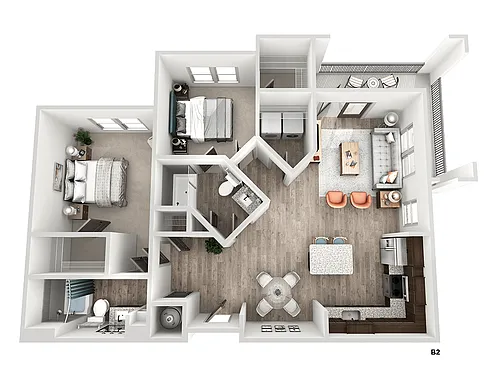 Floor plan B2